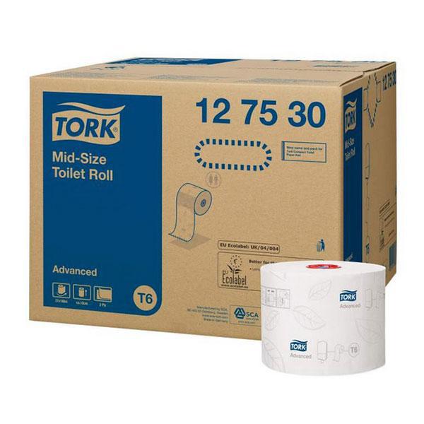 Tork-Mid-Size-Toilet-Roll-Advanced-100m-127530-T6